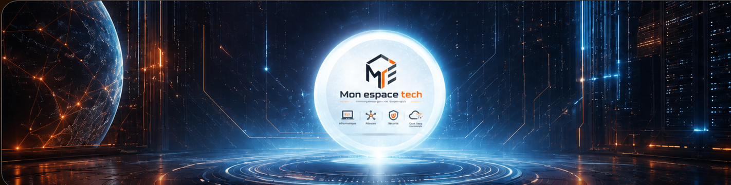 Mon Espace Tech - univers futuriste informatique